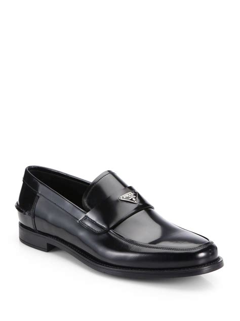 prada mens loafers|Prada men's slip on shoes.